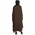 Designer Kaftan abaya with Handwork- Brown